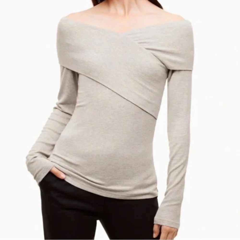Aritiza Babaton - Phil off the shoulder long sleeve top
